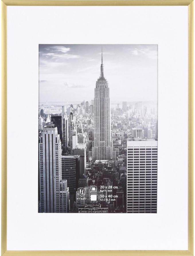 Fotolijst - Henzo - Manhattan - Fotomaat 30x40 cm - Goud