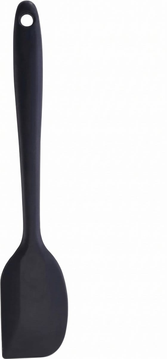 Siliconen Spatel Zwart - Hittebestendig - Vaatwasserbestendig - Groot - 27.5 cm - IXEN