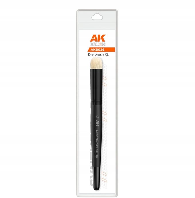 AK Interactive B026 XL Drybrush Penseel voor Modelbouw