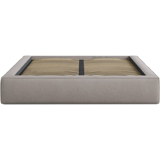 Bedframe met opbergvak Simon 140x200 bouclé | Micadoni