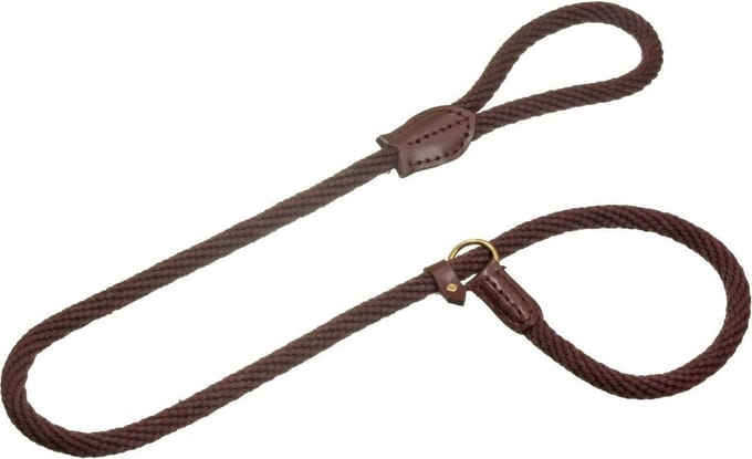 Flamingo Sliplijn Ranger Bruin - Bruin - 165 cm x 15 mm