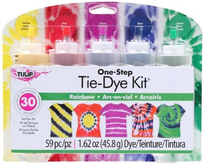 Batik-set voor kleurrijke creativiteit - 5-kleurige One-Step Dye