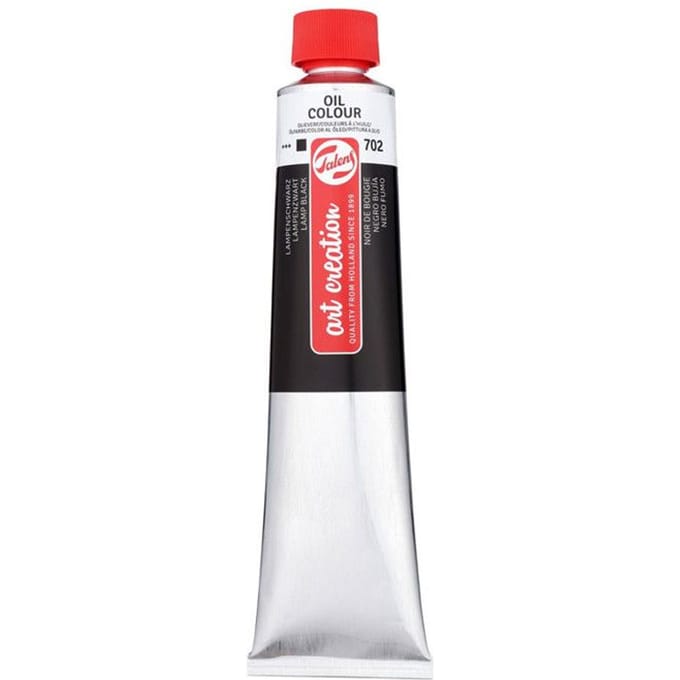 Talens Art creation Olieverf tube 702 Lampenzwart 200mL