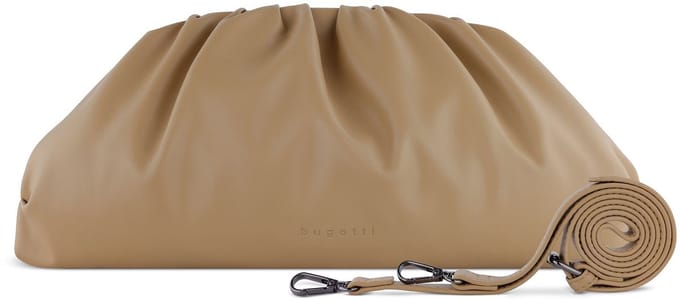 bugatti Schoudertas Mila Pouch Sand Lichtbruin