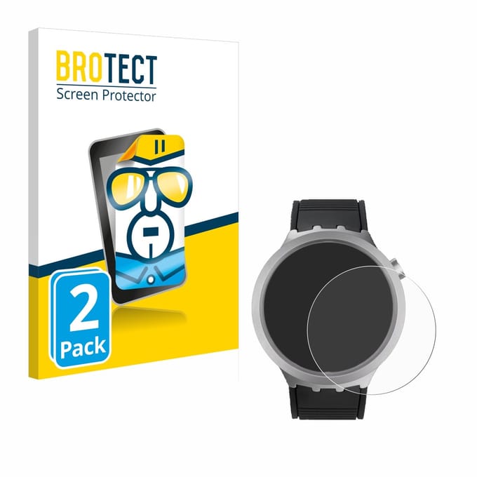 BROTECT - Screenprotector voor Swatch Big Bold Irony - Folie Beschermfolie transparant 2 Stuks