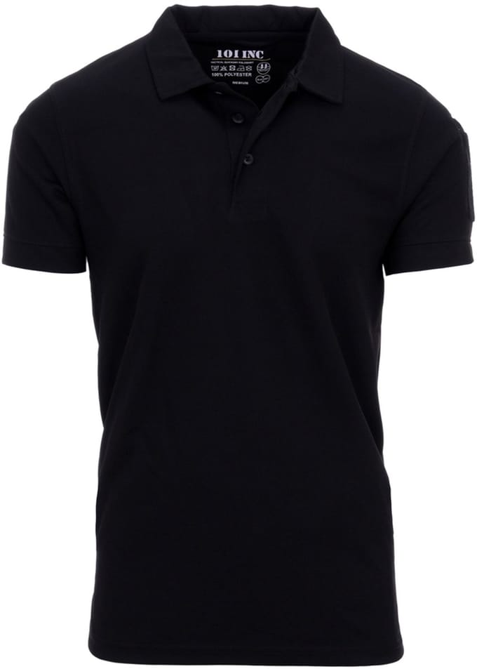 101 INC - Tactical polo Quick Dry (kleur: Zwart / maat: L)