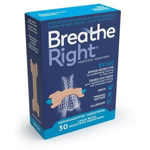 Breathe Right Nasal Strips Tan L 30 st