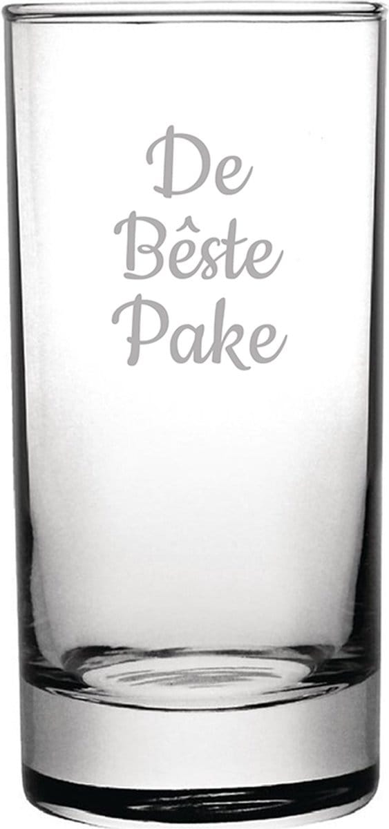Gegraveerde longdrinkglas 28,5cl De Bêste Pake