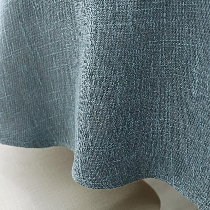 Grote ronde tafelkleed effen kleur katoen en linnen eettafel tafelkleed 120cm
