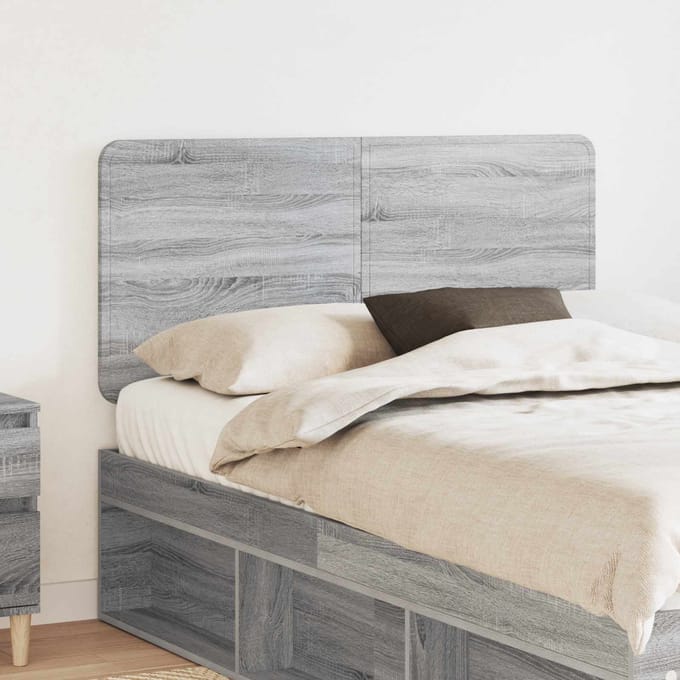 vidaXL Hoofdbord Grijs Sonoma Bewerkt hout