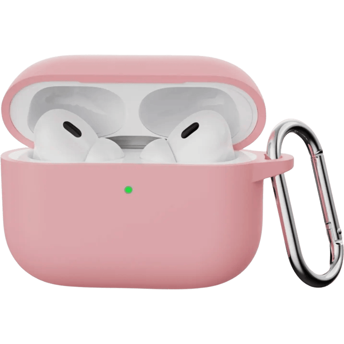 Mocaa AirPods Pro 3 Siliconen Hoesje met Haak Roze