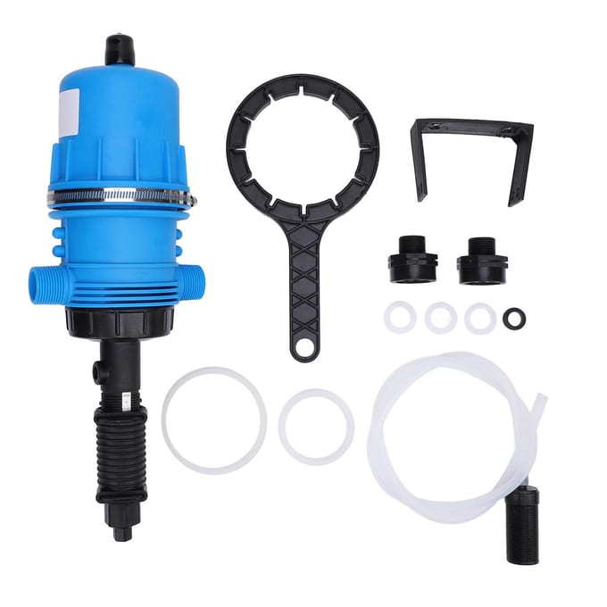 Meststofinjector G1 G3/4 Buitendraad 0,4% -4% Druppelirrigatie-injector Doseerpomp black