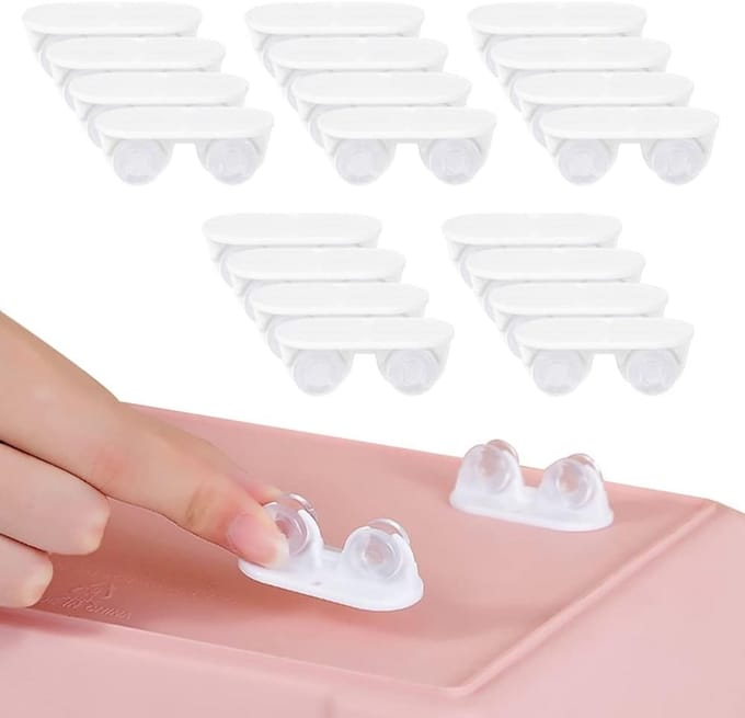 Virtubuy - Zelfklevende wieltjes - Mini rol roller - Sterk en