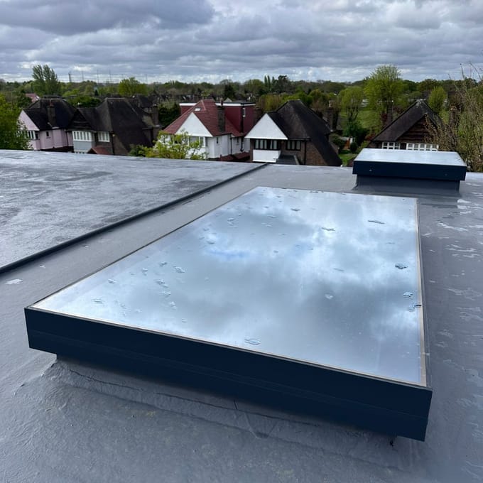 Daklicht Plat Dak 60x120 cm – Aluminium Kader – Dubbel Glas – Veiligheidsglas – Energie-efficiënt