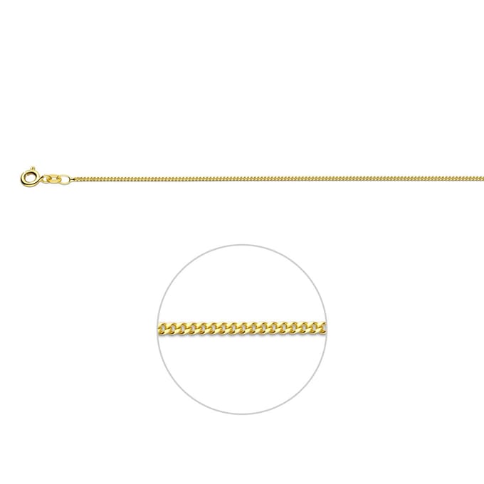Doublé 10/000 Collier gourmet 1 3101022 50 cm