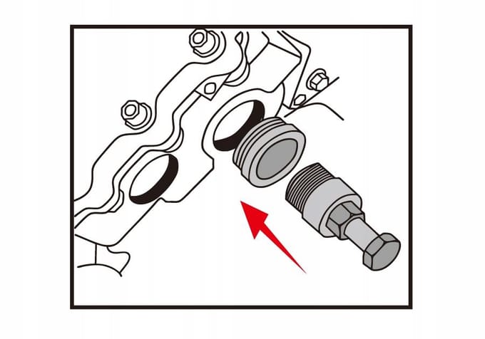 AMD TOOLS - Injectiepomp Demontageapparaat - BMW - Diesel Motoren - Na 2000