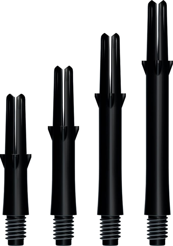 L-Style L-Shaft Locked Straight Black - Dart Shafts Medium 330
