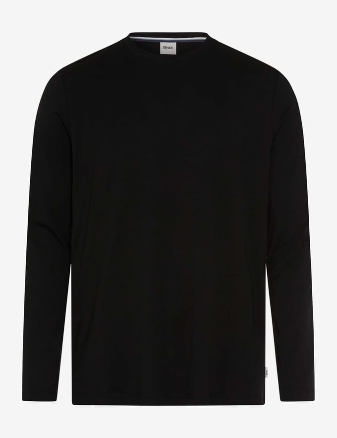 Brax Heren Shirt  Style TIMON black, zwart, maat S
