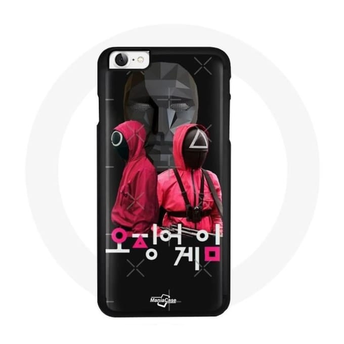 Coque Iphone 5 - Maniacase - Squid Game - Souple - Noir - Motif unique