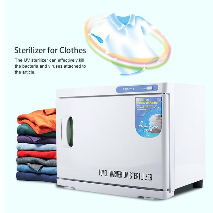 23L Handdoekverwarmer UV Reinigingsmachine voor Kleding white