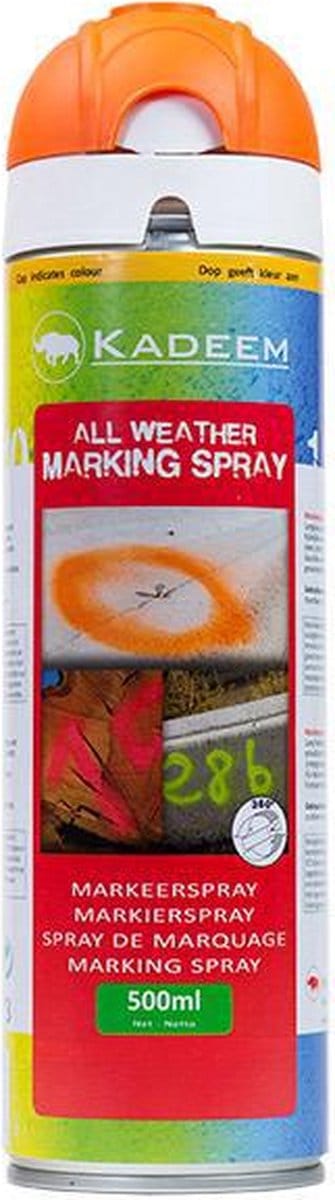Kadeem All Weather  Markeerverf 360° Fluor Oranje