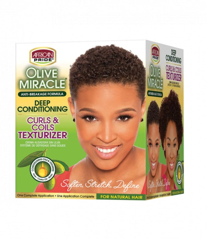 AFRICAN PRIDE - OLIVE MIRACLE - TEXTURIZER KIT