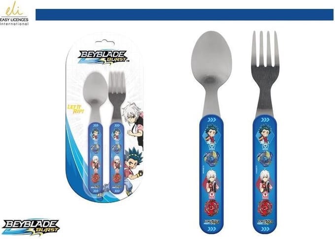 Bestekset Beyblade Burst (metaal/kunststof)