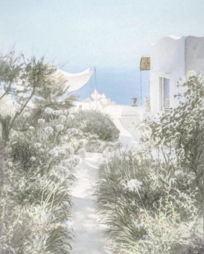 Fotobehang - Côte d’Azur 200x250cm - Vliesbehang