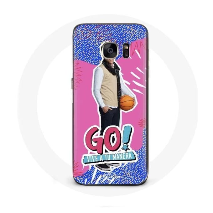 Case voor Samsung S6 edge Streef je dromen na Martin Go! Lang leve je Manera