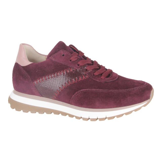 Gabor - Sneakers Laag Bordeaux 38