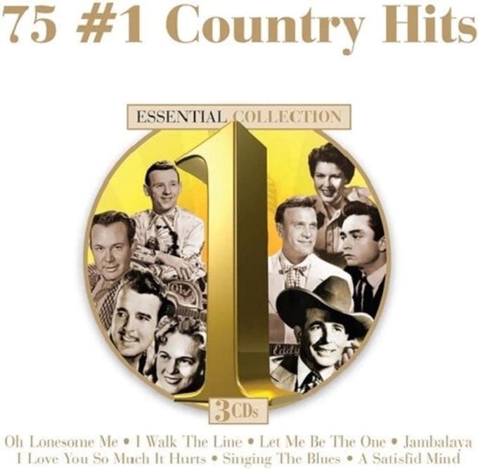 Various Artists - 75 #1 Country Hits (3 CD)