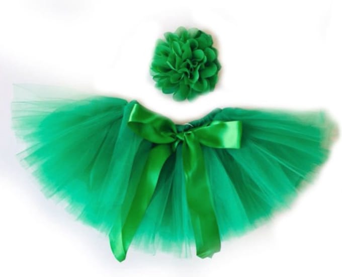 Tutu Set - Groen baby - 0-6 maande