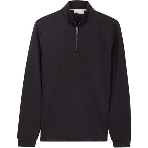 Thomas Maine Trui Sweatshirt Half Zip Doubleface Interlock Navy / male