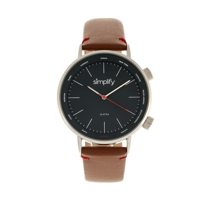 Vereenvoudig Het 3300 Leren Band Horloge
