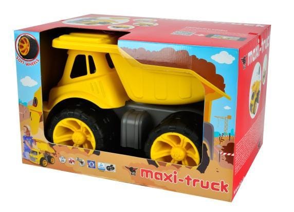 BIG - Power Worker Maxi Kiepwagen - Loopauto - Werkvoertuig - 25kg belastbaar - vanaf 3 jaar - Buitenspeelgoed