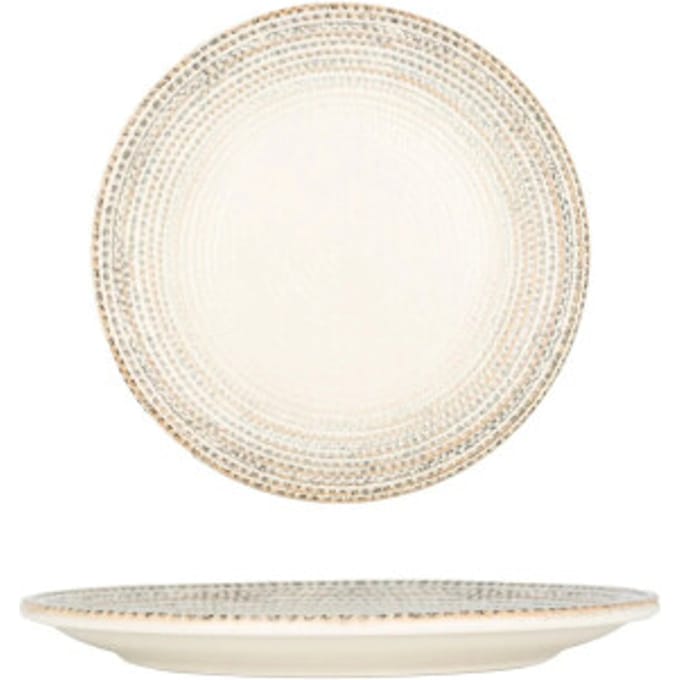 By Bone Dessertbord - Misis - Porselein - 23 cm - set van 6