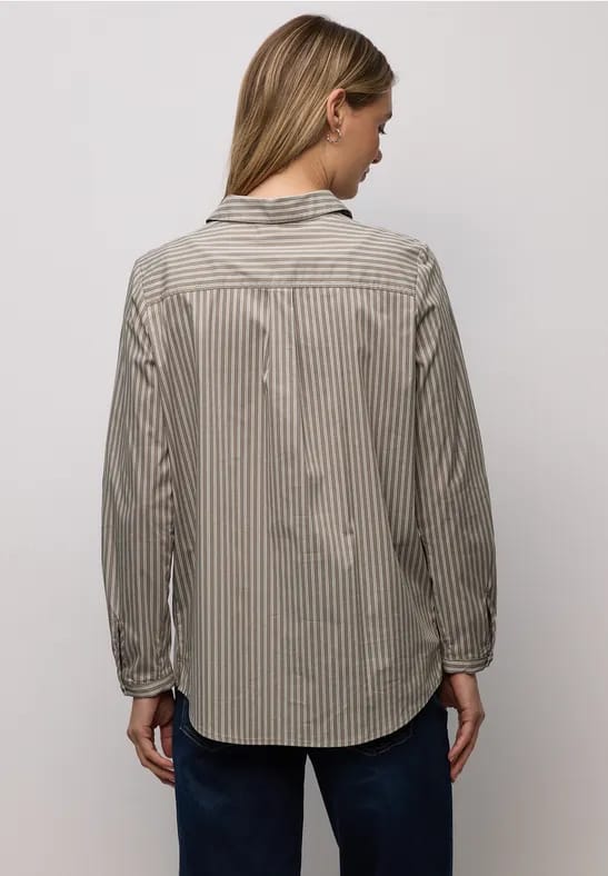 Gestreepte zakelijke blouse