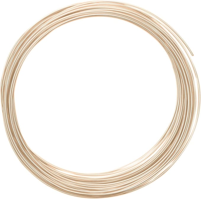 Vaessen Creative Aluminium Draad - 1mm - 10m - Licht goud
