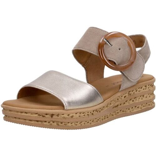 Gabor Sandalen beige Suede - Dames - Maat 39