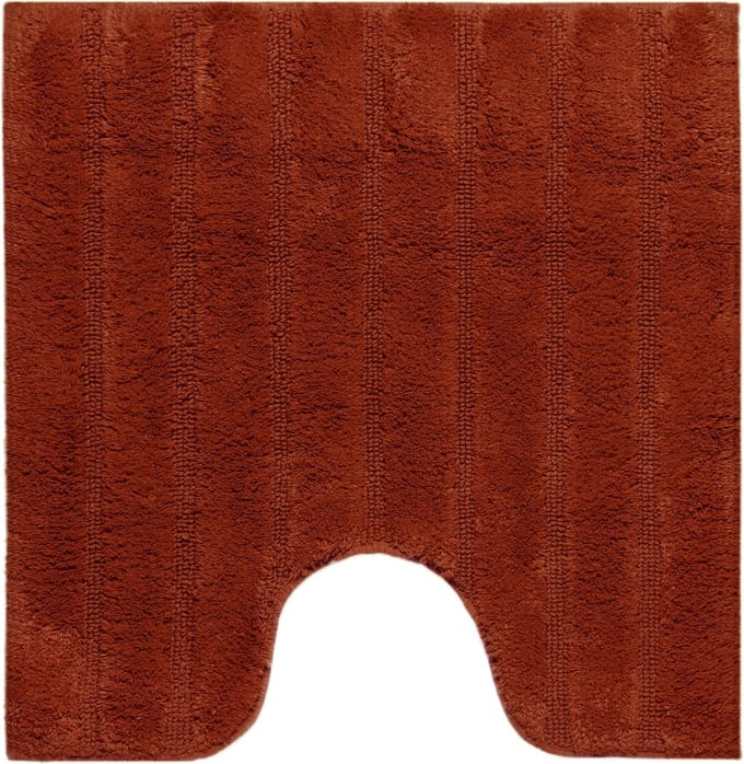 Casilin California WC-mat - 59 x 59 cm - Met uitsparing - Terracotta