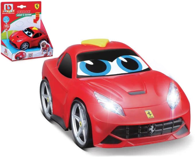 BB Junior Ferrari F12 Berlinetta - Licht en Geluid - 5 inch - Rood