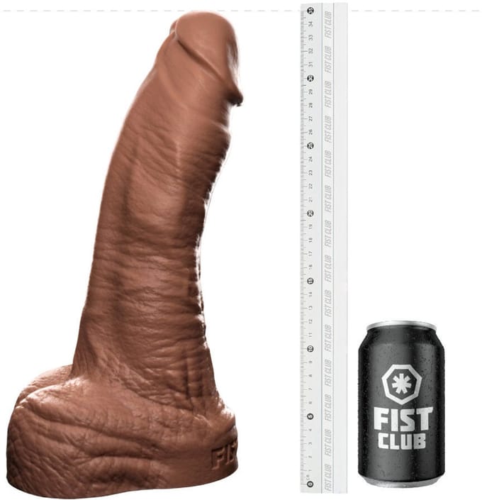 Fist Club - RAWLOAD - Siliconen Dildo - 35 x 8,9 cm - Lichte Huidskleur