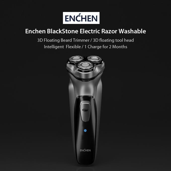 ENCHEN 3D Elektrisch Scheerapparaat Enchen BlackStone Elektrisch Scheermes Baardtrimmer voor mannen Oplaadbare scheermachine red