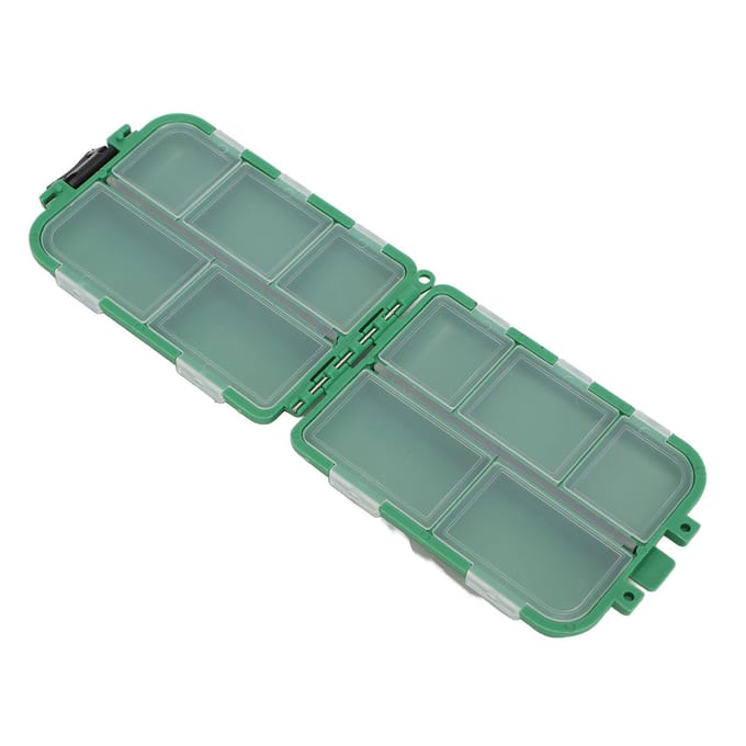2 Stuks Visgerei Doos Waterdicht Grote Capaciteit Plastic Draagbaar Vis Jighaak Opbergdoos blue