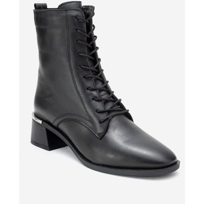 Avia Leren Blokhak Laars (Dames)