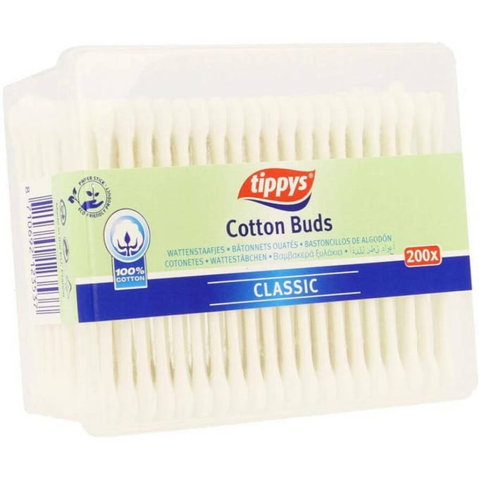 Tippys Wattenstaafjes uit Papier 200 Stokjes
