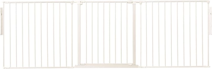 Safetots Kamerbreedhek, Panelenhek, Tot 226cm Breed, Wit, 70cm Hoog