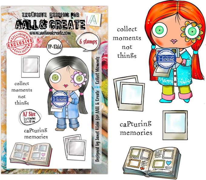 Aall & Create clearstamps A7 - Collect moments