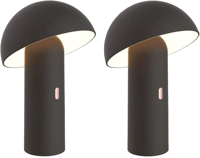 Set van 2 draadloze tafellampen H28CM TOD