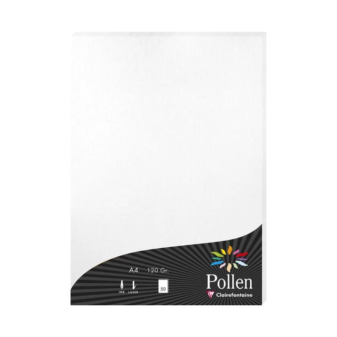 Stuifmeel van Clairefontaine Papier DIN A4, parelmoerwit